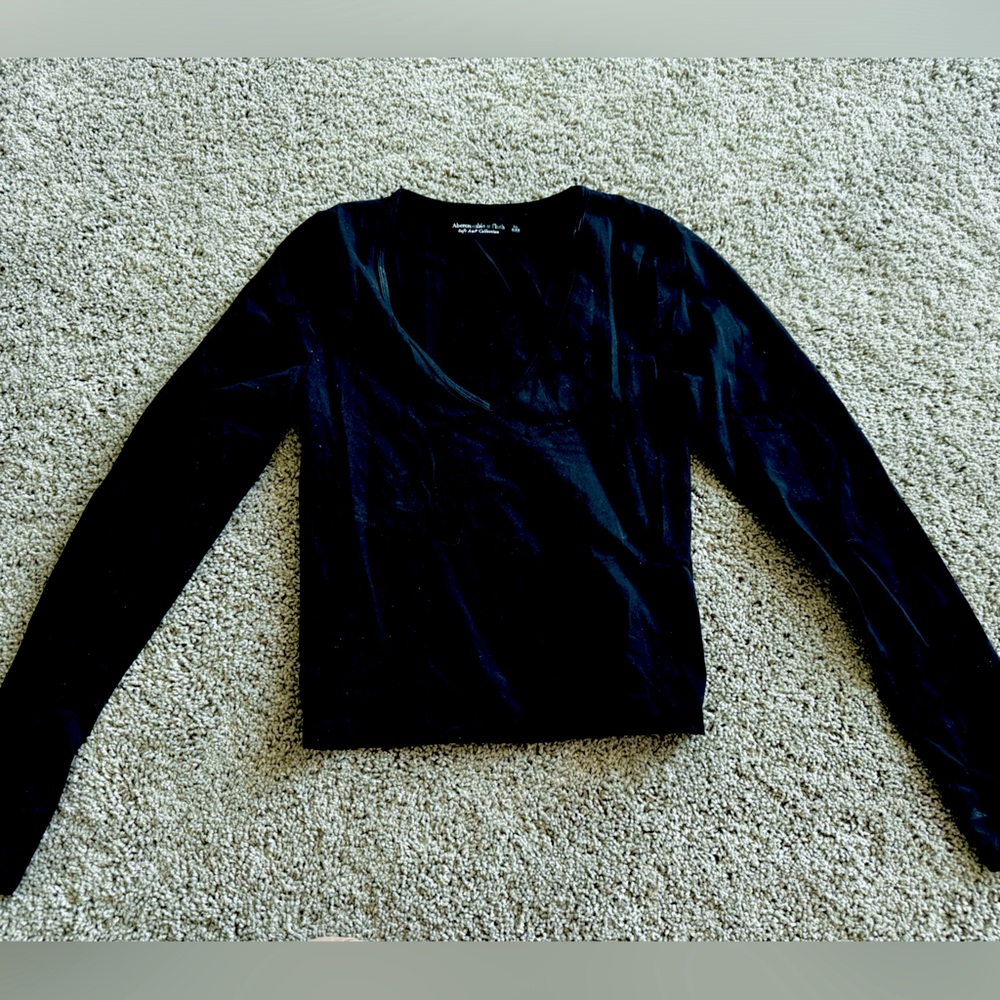 Abercrombie V Neck Long Sleeve Seamless